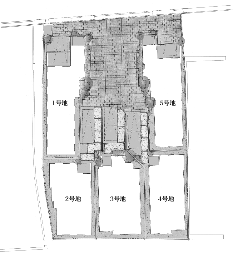 ザ・逆瀬川テラス区画図